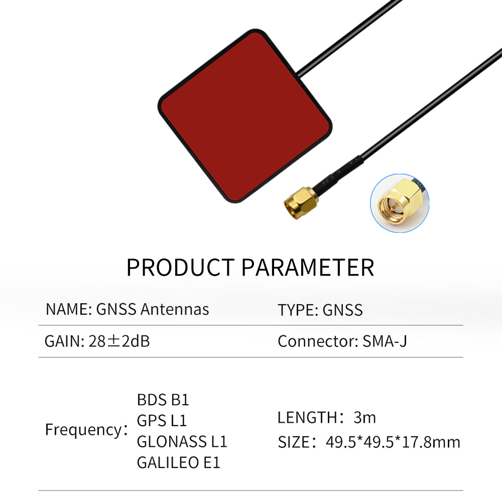 Beitian Ceramic chip 28dB high gain NEO-M8N BeiDou GPS External GNSS antenna BT-35 Beitian Ceramic chip 28dB high gain NEO-M8N BeiDou GPS External GNSS antenna BT-35
